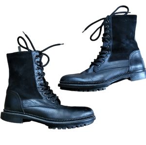 Aquatalia Orianna Weatherproof Combat Boots
